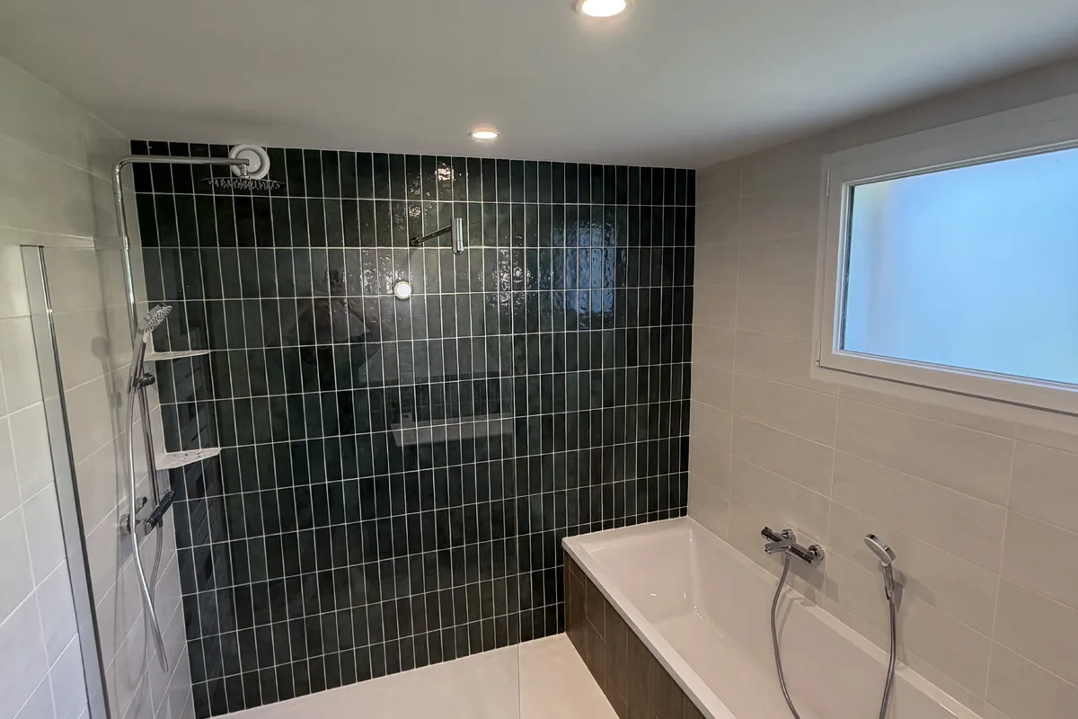 Après - Rénovation complète d’une salle de bains à Orgères
