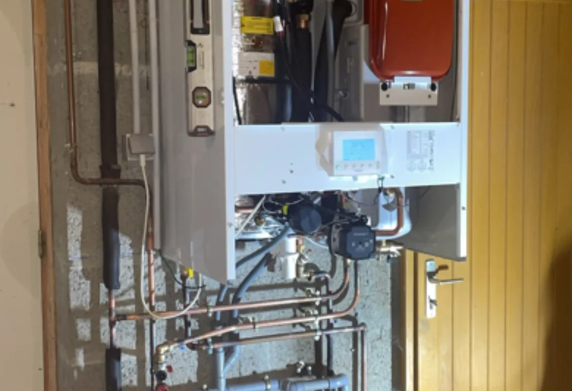 Après - Remplacement d&rsquo;une chaudière fioul par une pompe à chaleur