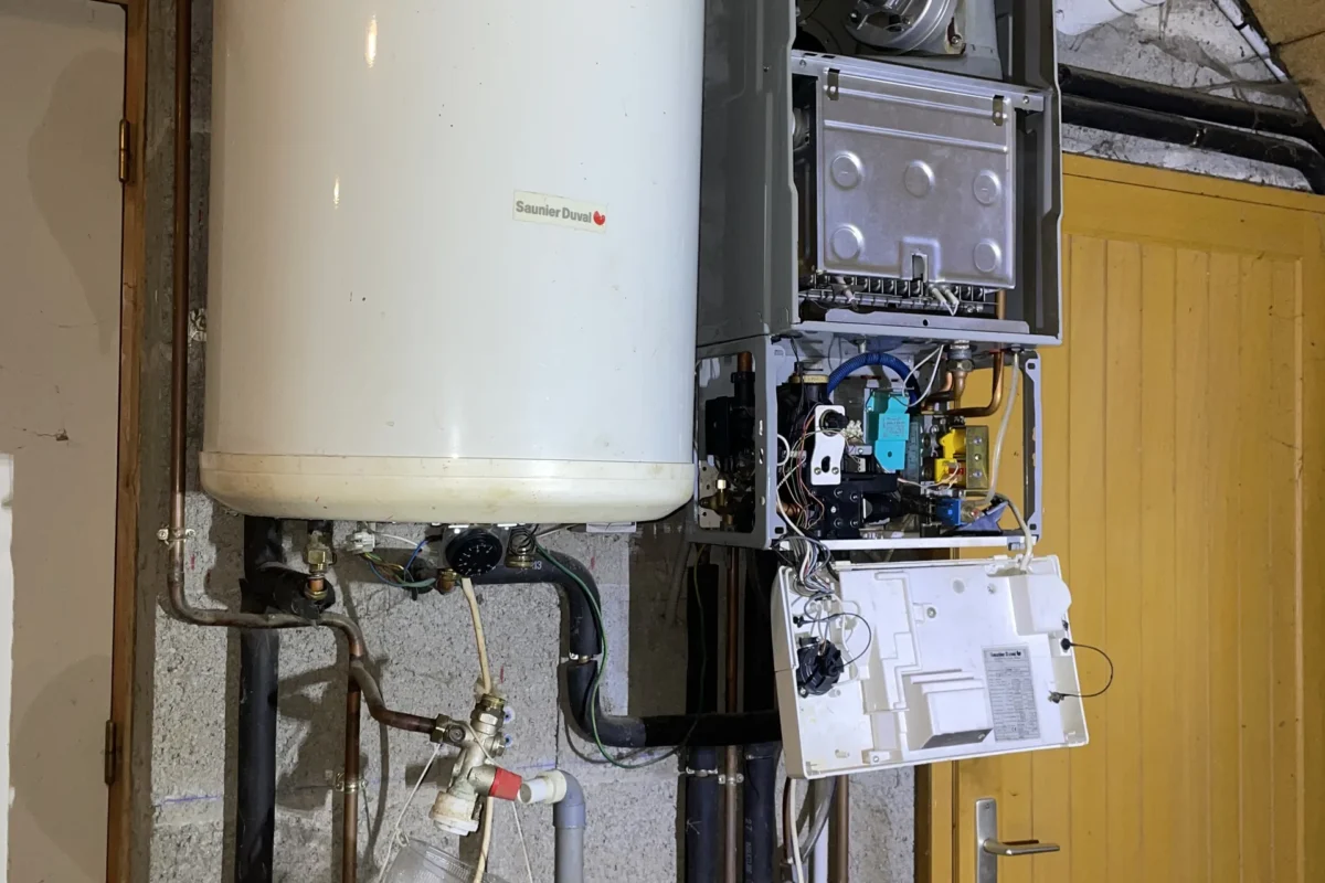 Avant - Remplacement d&rsquo;une chaudière fioul par une pompe à chaleur