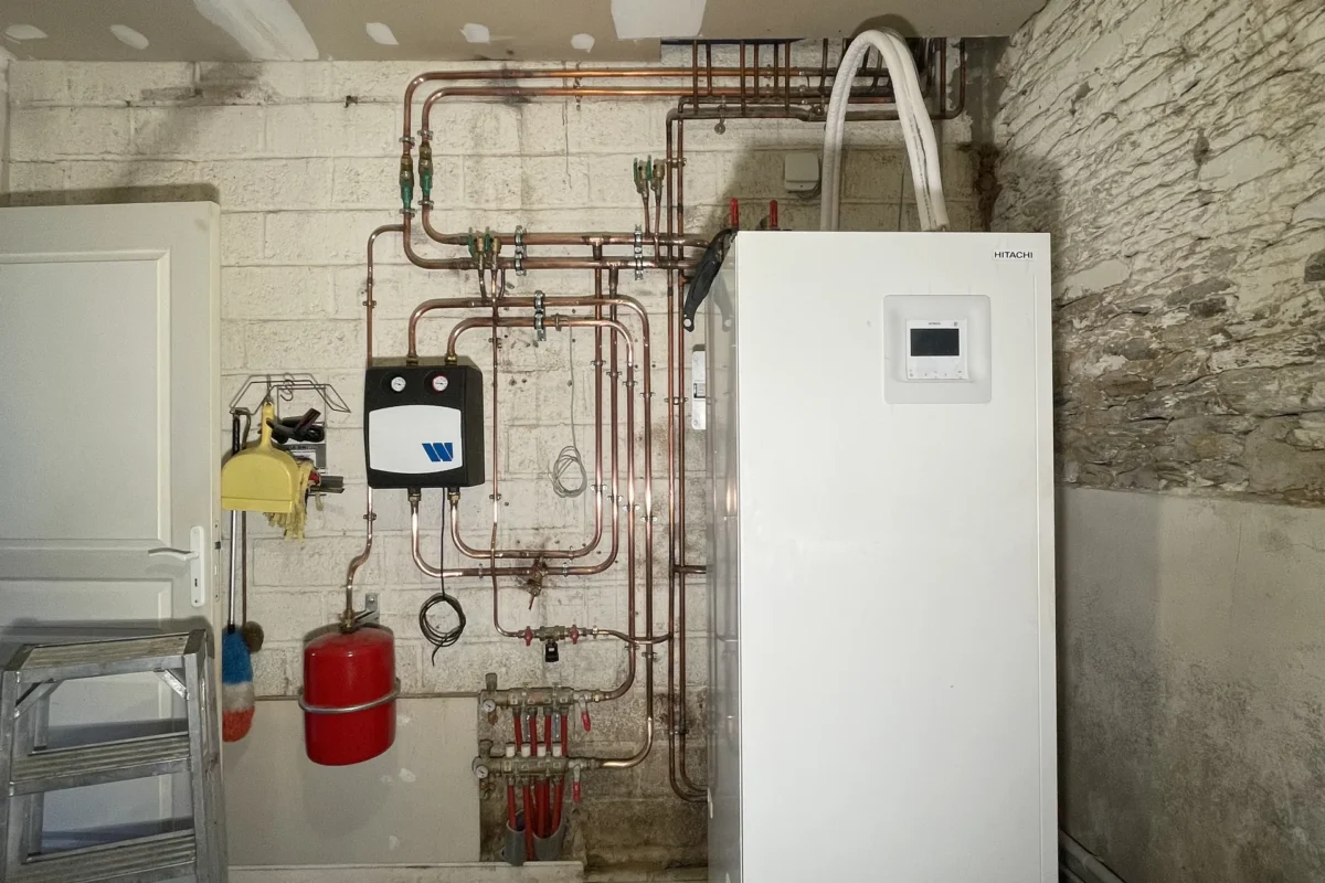 Après - Remplacement de chaudière fioul par pompe à chaleur